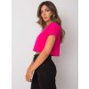 Fuchsiový dámský crop top