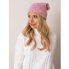 Růžová dámská čepice