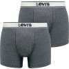 Šedá sada boxerek Levi's Boxer 2 Pairs Briefs
