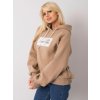Béžová mikina s kapucí