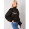 Černá dámská mikina s rolákem