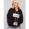 Černá dámská mikina s nápisem