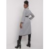 Šedý kabát s opaskem Katie