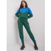 Zeleno-modrá teplákovka v retro stylu (Velikost S/M)