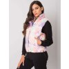 Barevná dámská prošívaná delší vesta