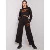 Černá dámská tepláková souprava s nápisem