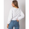 Bílá dámská crop mikina