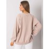 Béžová basic mikina s raglánovými rukávy