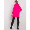 Růžová dámská oversize mikina na zip (Velikost S/M)