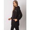 Černá dámská oversize mikina s kapucí