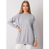 Světle šedá dámská tunika se zipy