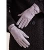 Světle šedé dámské rukavice