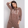 Tmavě béžová dámská tepláková souprava Fact