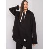 Černá dámská mikina s kapucí (Velikost L/XL)