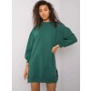 Zelené basic mikinové šaty Maretta (Velikost S/M)