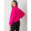 Fuchsiová basic retro mikina Simae