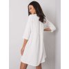 Bílé dámské volné šaty