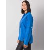 Modrá dámská mikina bez kapuce