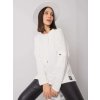 Smetanová dámská mikina bez kapuce
