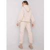 Béžová dámská tepláková souprava s písmenem
