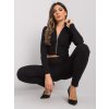 Černá dámská souprava se zipem