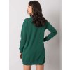 Zelené mikinové šaty Hanely s kapsou na hrudi