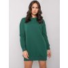 Zelené mikinové šaty Hanely s kapsou na hrudi