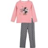 Růžovo-šedé dlouhé pyžamo Minnie Mouse