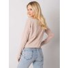 Béžové dámské tričko se šňůrkou na stažení