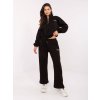 Černá dámská oversize tepláková souprava