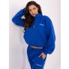 Modrá dámská oversize tepláková souprava
