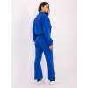 Modrá dámská oversize tepláková souprava