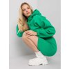 Zelený dámský komplet mikiny a sukně
