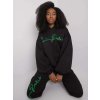 Černá dámská oversize tepláková souprava