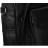 Elegancka černá pánská prostorná taška