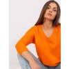 Basic oranžová halenka Olivia (Velikost S/M)