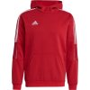 Červená pánská mikina adidas Tiro 21 Sweat Hoody