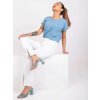 Světle modré tričko Ventura s krátkým rukávem a kapsičkou