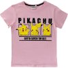 Růžové dámské tričko Pikachu Pokemon