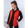 Červená prošívaná vesta bez kapuce ROSILA