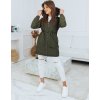 Khaki dlouhá parka MIKA