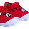 Červené přezůvky Mickey Disney