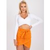 Bílý zavinovací crop top Paola