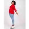 Červené tričko Cordelia s potiskem "FLV Fashion"