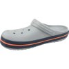 Šedé nazouváky Crocs Crocband