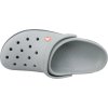 Šedé nazouváky Crocs Crocband