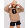 Tmavě béžová mikina Severine s písmenem "G"