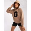 Tmavě béžová mikina Severine s písmenem "G"