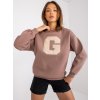 Hnědá mikina Severine s písmenem "G"