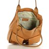 MARCO MAZZINI Karamelově hnědá shopper bag s kapsami (Velikost ONE SIZE)